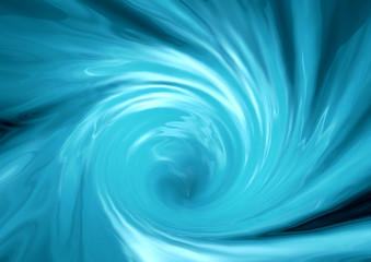 Blue water whirlpool
