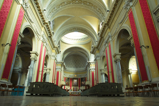 Ravenna Dome Basilica interior.