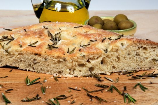 Italian Focaccia bread © Arena Photo UK