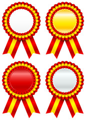 4 Different Award Badges Spain