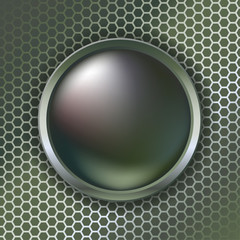 Metallic button