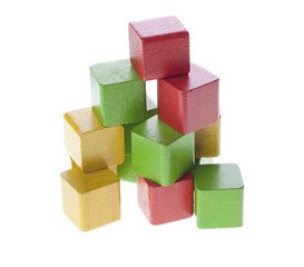 Play cubes in random shape