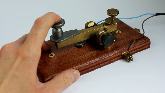 Telegraph sending an S.O.S.