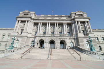 Fototapeta na wymiar Library of Congress Building - Washington D.C. United States of America