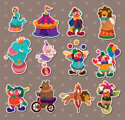 circus stickers