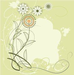 Stylized image of wild flowers