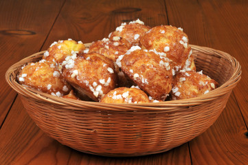Panier de chouquettes