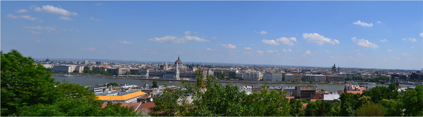 Fototapeta premium Panorama de Budapest