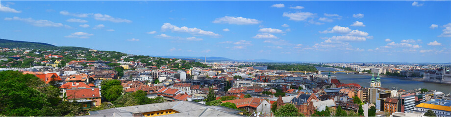 Fototapeta na wymiar Panorama Budapest