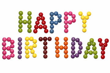 Schokolinsen - Happy Birthday