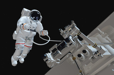 The astronaut © Kovalenko Iurii