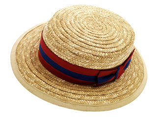 School Straw Boater Hat