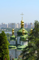 Fototapeta na wymiar Klasztor Vidubichi, Kijów, Ukraina