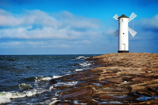 Lighthouse in Swinoujscie