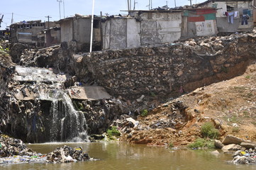 Slum in Ghana