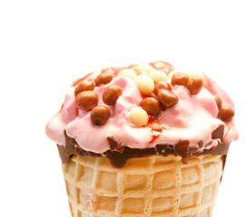 ice cream isolated on white background