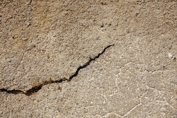Fototapeta premium Cracked concrete path
