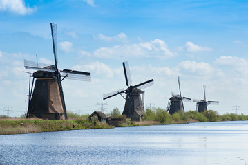 Naklejka premium Kinderdjik in Holland unesco heritage