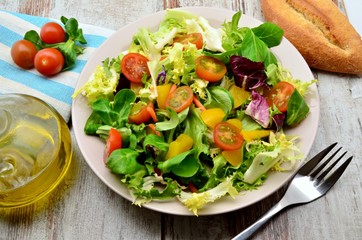 Ensalada multicolor