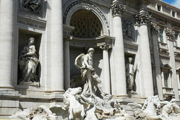 Fontana di Trevi a Roma, Italia