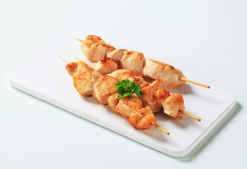 Chicken skewers