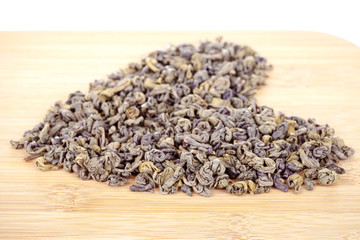 Green tea heart