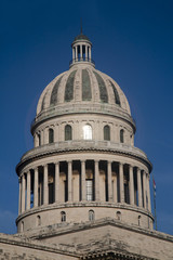 Capitol building dome in Havana, Cuba