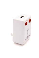 a universal adapter with clipping path