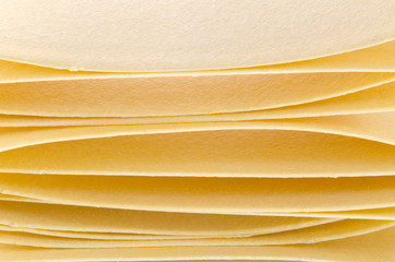 home made egg pasta lasagne sheets