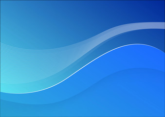 Background Wave Blue