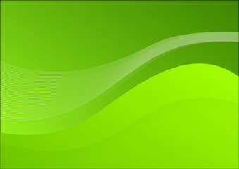 Background Wave 2 Green
