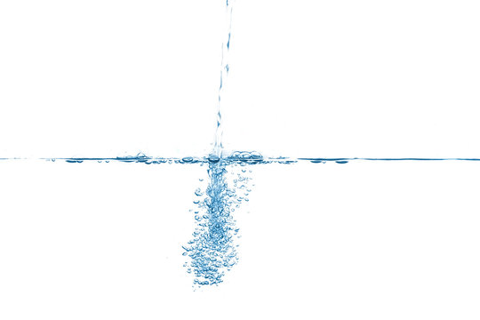 sprudelndes Wasser