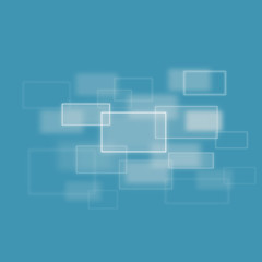 Blurred squares merging