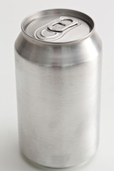 Close up of an aluminium can