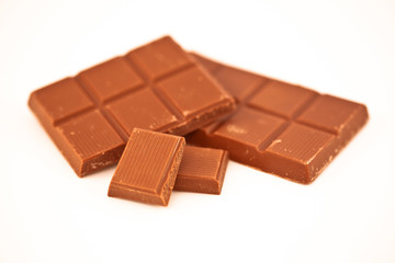 Two bars of chocolate