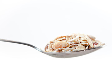 Spoon with muesli