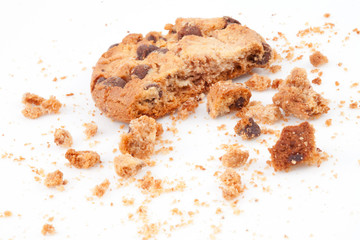 Cookie with a big part missing