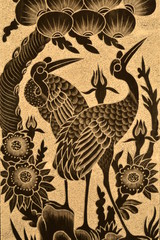 Obraz premium Drawing of bird