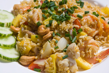 Rice with seafood