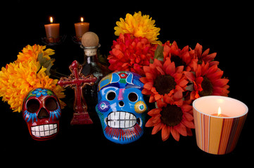 Dia De Los Muertos (Day of the Dead) Alter