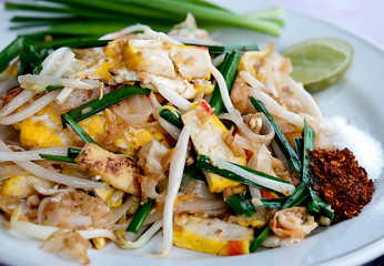 The Favorite stir fried noodle thai style is name Pad Thai