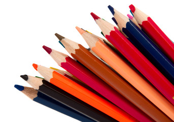color pencils isolated