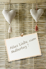 Herzchen aus Stoff