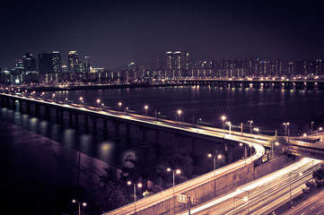 Fototapeta na wymiar Seul Han River