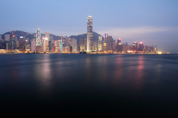 Fototapeta premium Hong kong from vitoria bay
