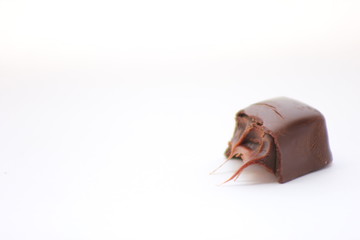 Bite taken out of Chocolate