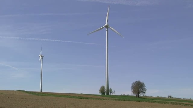 Zwei Windr&auml;der