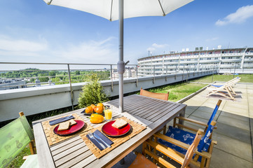 Roof top terrace exterior