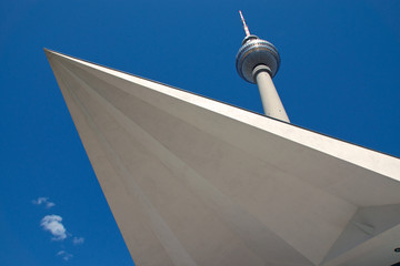 Televisiontower at Alexanderplatz in Berlin