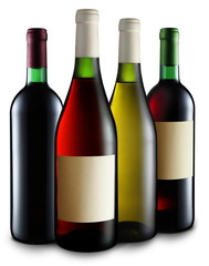 Four bottles of wine